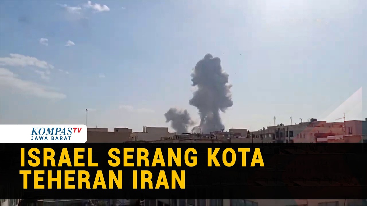 Breaking News: Asap Membumbung, Rudal Israel Hantam Kota Taheran