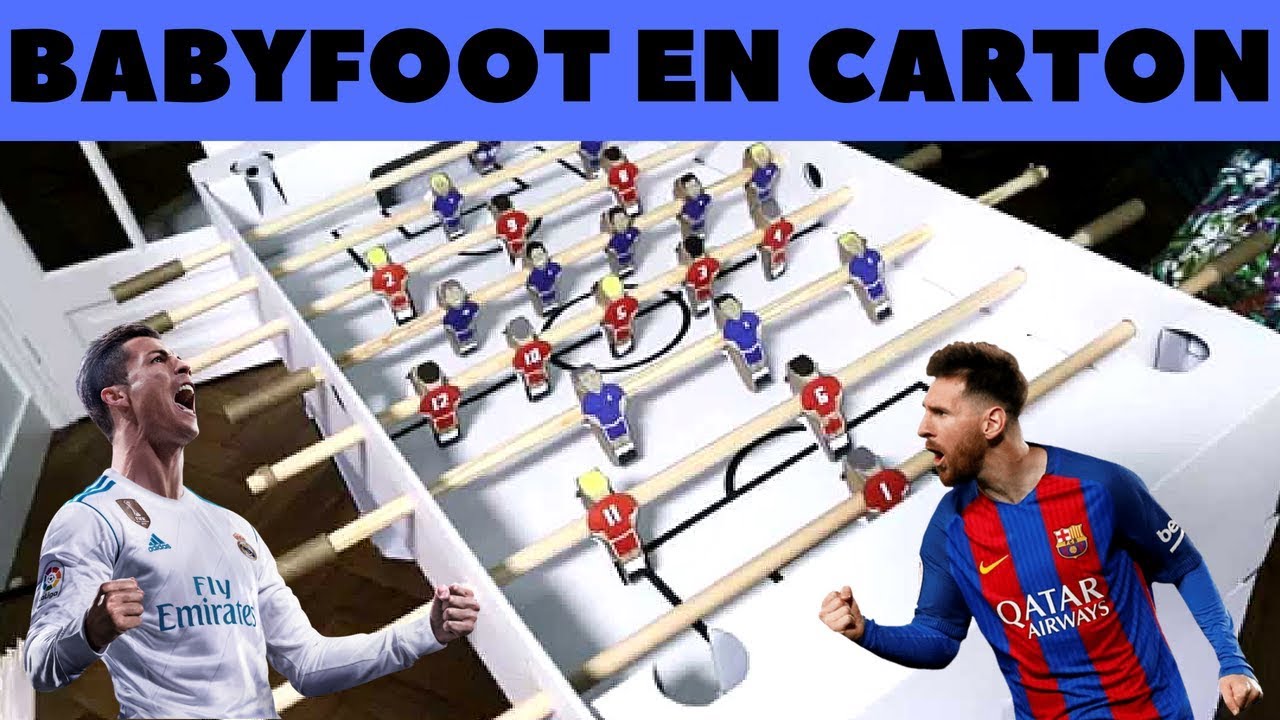 Babyfoot en carton : comment le fabriquer facilement ? [DIY] ⚽