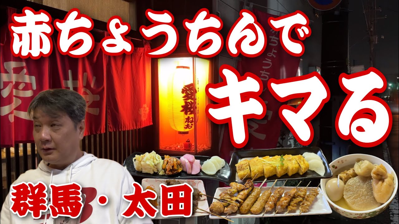 【居酒屋】群馬県太田市の赤ちょうちん「愛桜」さんのおでん、焼き鳥で泥酔⁉️