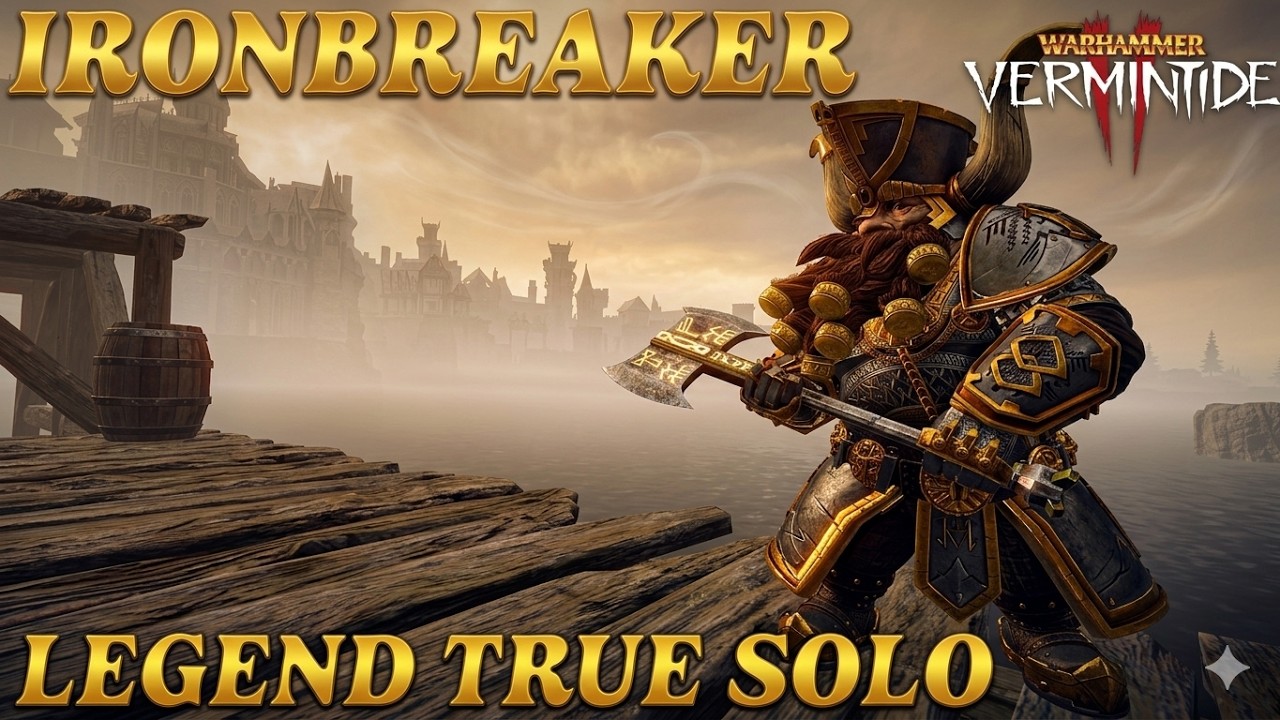 Pit - Ironbreaker - Legend True solo - Great Axe/Crossbow - Warhammer Vermintide 2