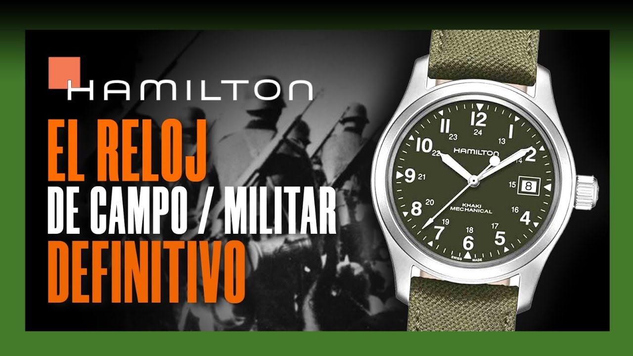 #25 Hamilton Khaki Field Mechanical - H69439363 Reloj Mecánico de Remonte Manual - Reloj de campo.