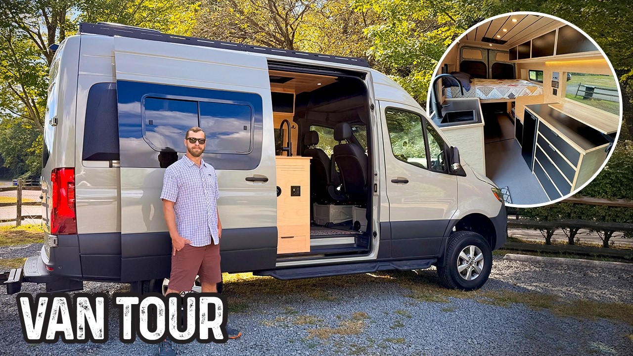 A Master Electrician Built This Van: The Power System is NEXT LEVEL! (Full Tour)