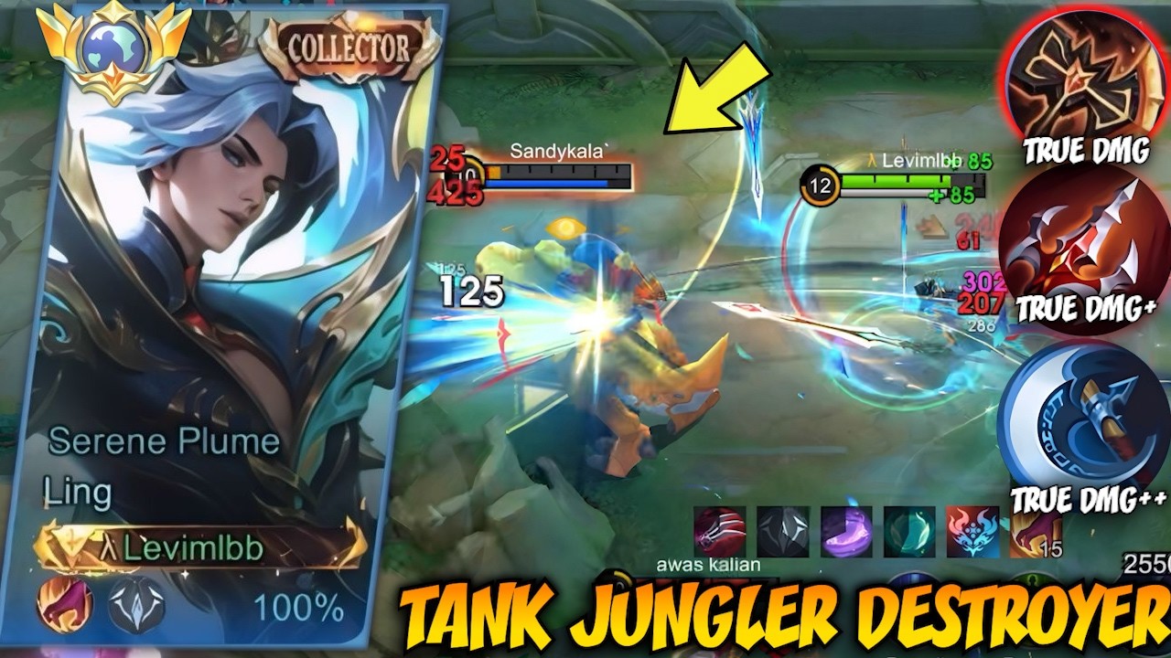 LING AFTER BUFF IS TOO OP! EVEN TANK JUNGLERS GET DELETED! 💀 | LING BEST BUILD & EMBLEM 2026