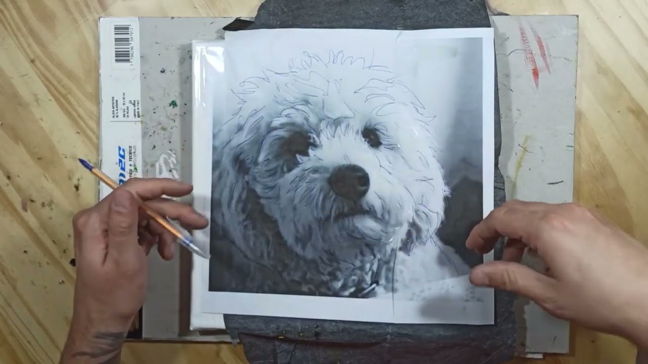 Como pintar mascotas con oleo.