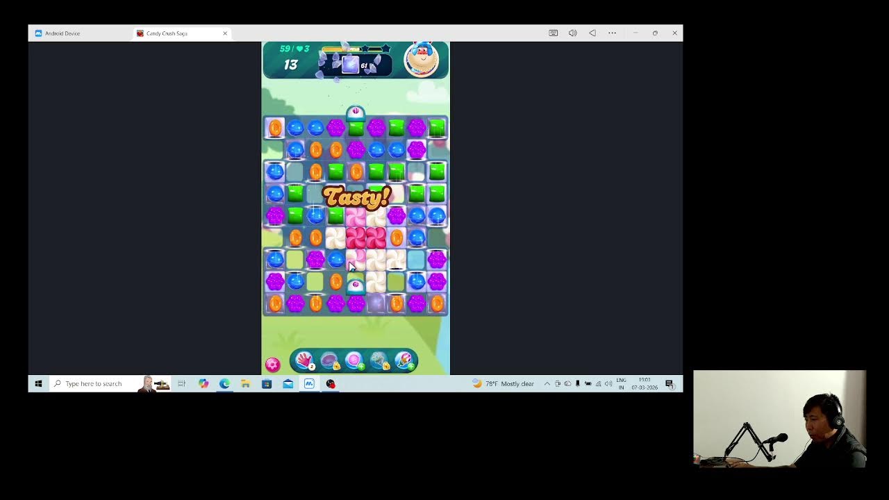 My Broadcast ( candy crush games basic level)