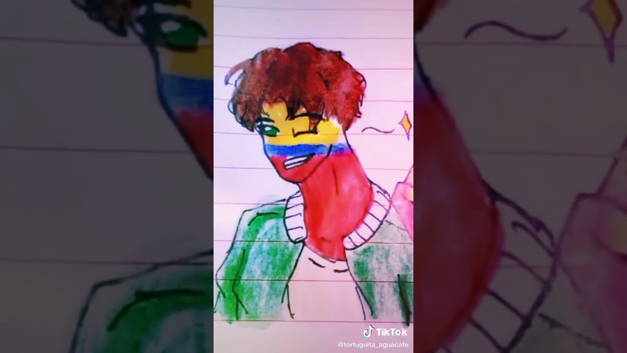 Tik  Tok countryhumans Colombia 🇨🇴🇨🇴