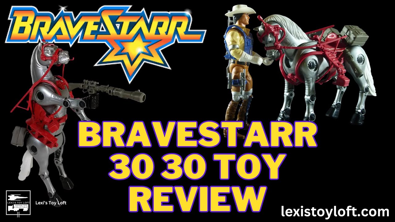 Bravestarr 30 30, Thirty Thirty vintage toy review we show everything! Brave Star