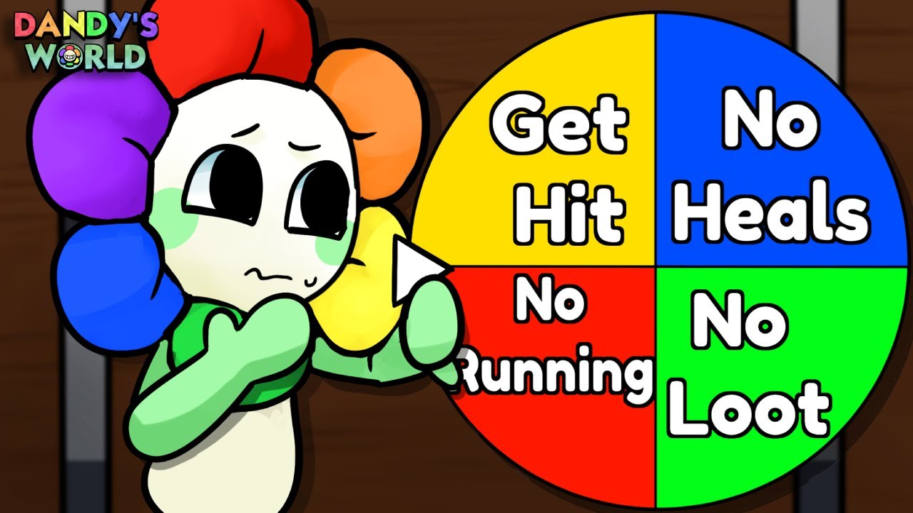 CURSED WHEEL Run On Dandy's World!