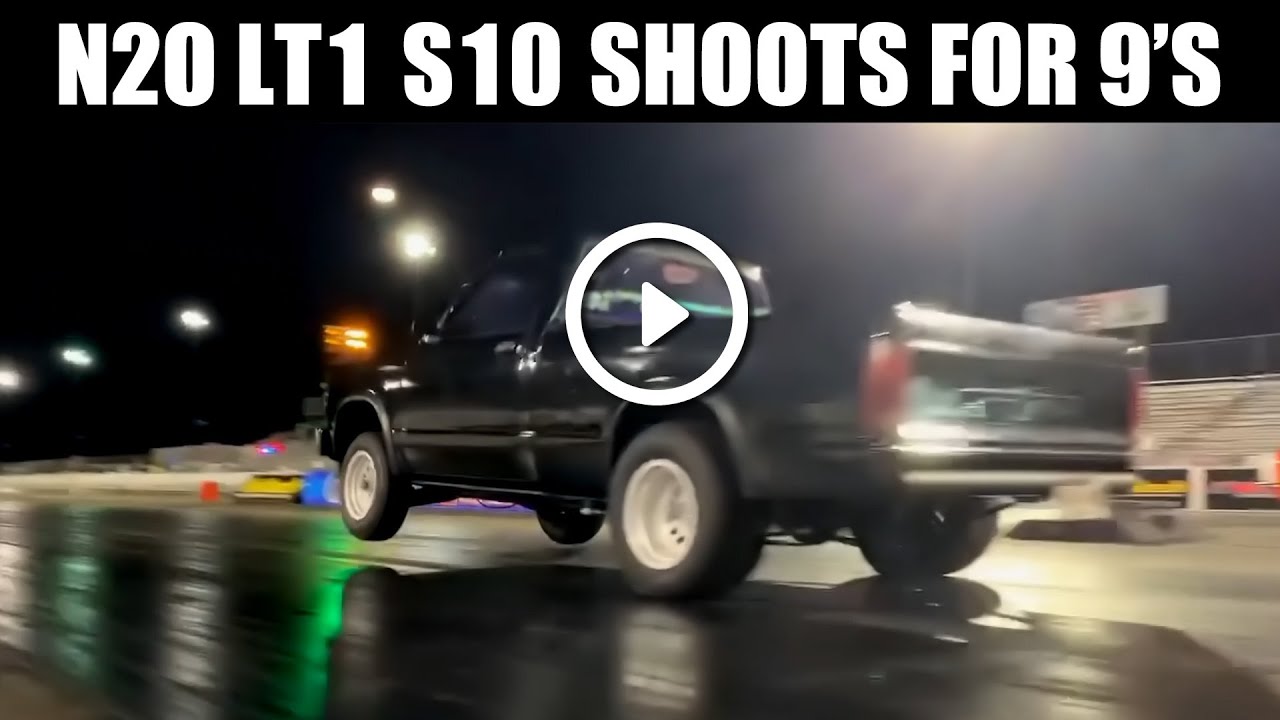 LT1 runs 9’s on home ported heads and a 150 shot of N2o