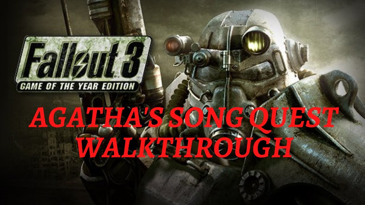 Прохождение квеста &laquo;Песня Агаты&raquo; в Fallout 3.