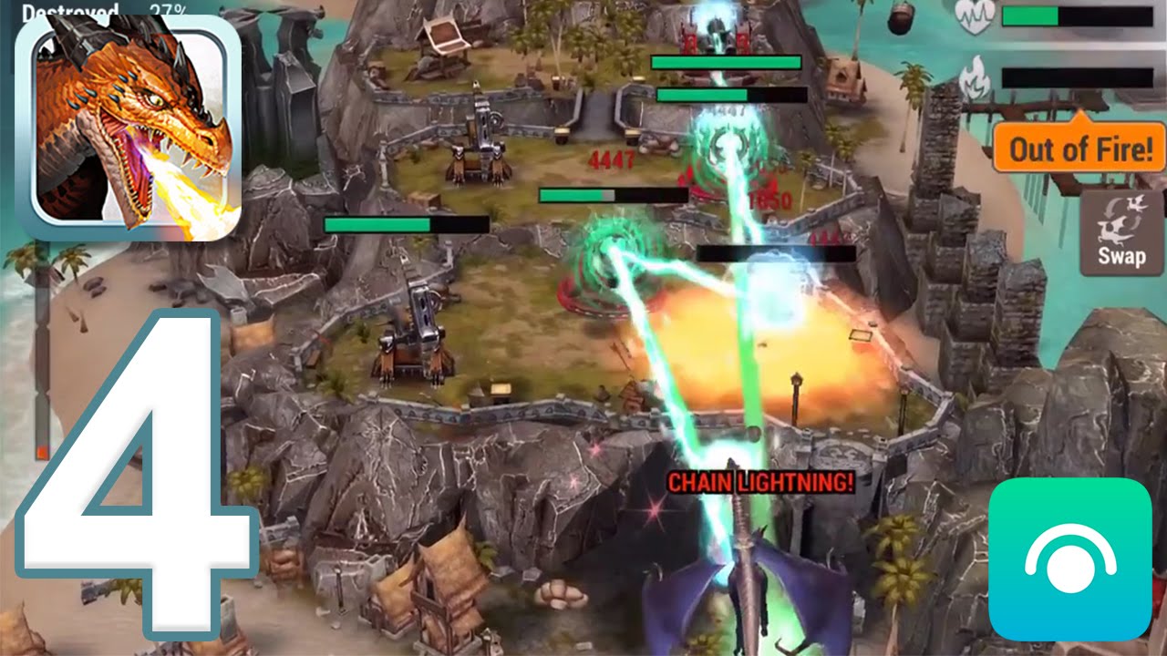 War Dragons - Gameplay Walkthrough Part 4 - Level 5-6 (iOS)