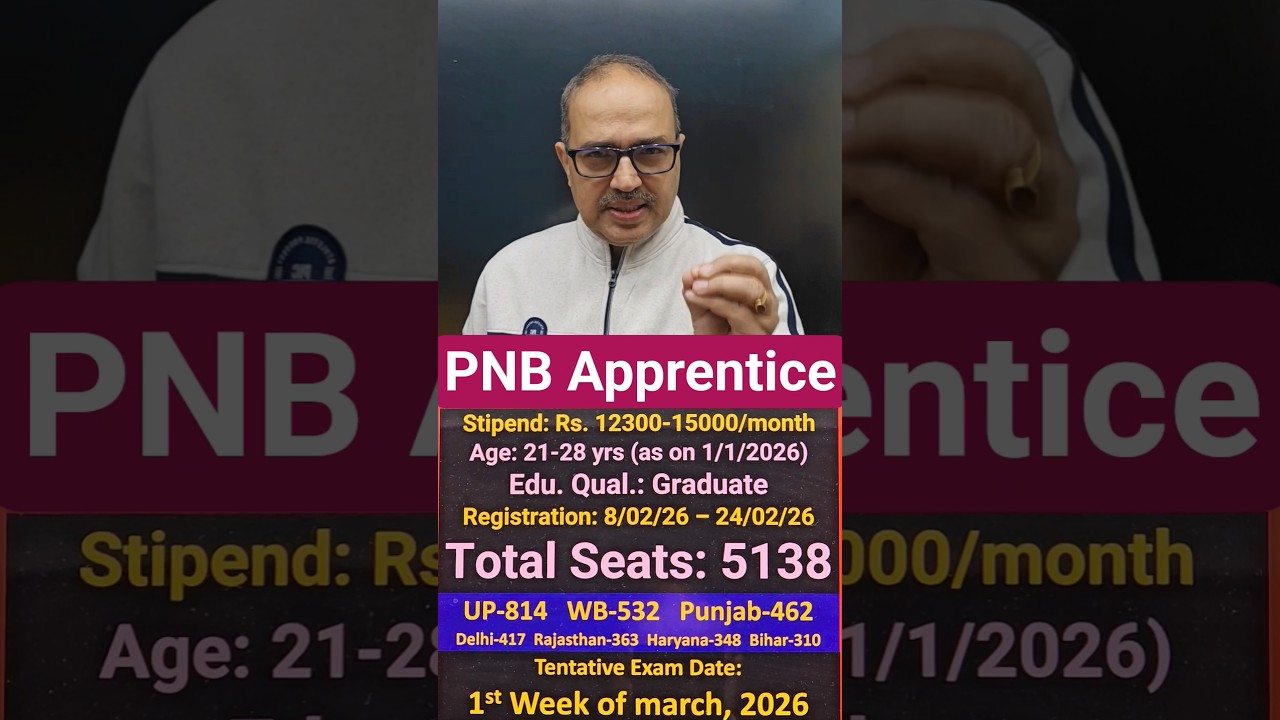 PNB Apprentice Recruitment 2026 🔥 Should You Apply? | Honest Review | Amar Sir #shorts