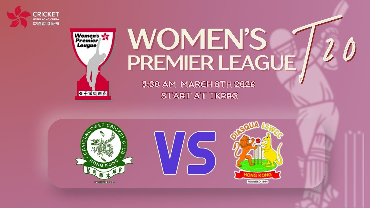 Women's Premier League 2026 CCC Women's Premier vs DLSW Women's Premier Match 9