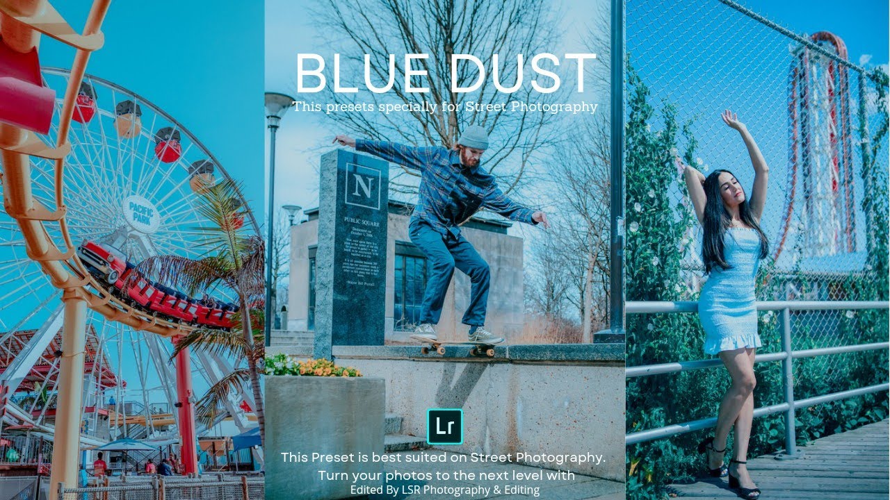 Blue Dust Preset - Street Photography | Free Lightroom Presets XMP & DNG | Lightroom Tutorial