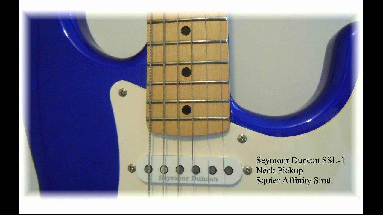 SSL-1 Seymour Duncan neck pickup - Another Brick In the Wall solo - Squier Affinity Strat
