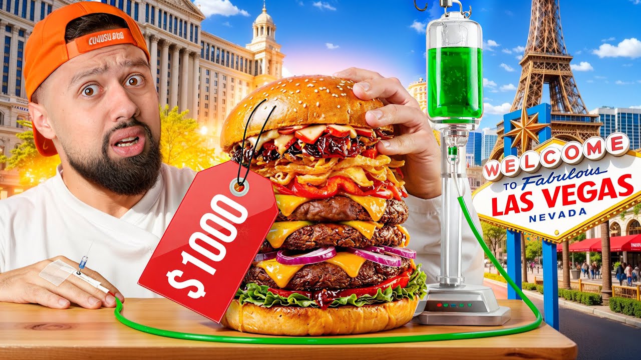 Ես գոյատևեցի 1 օր Las Vegas-ում $1000 - ով...