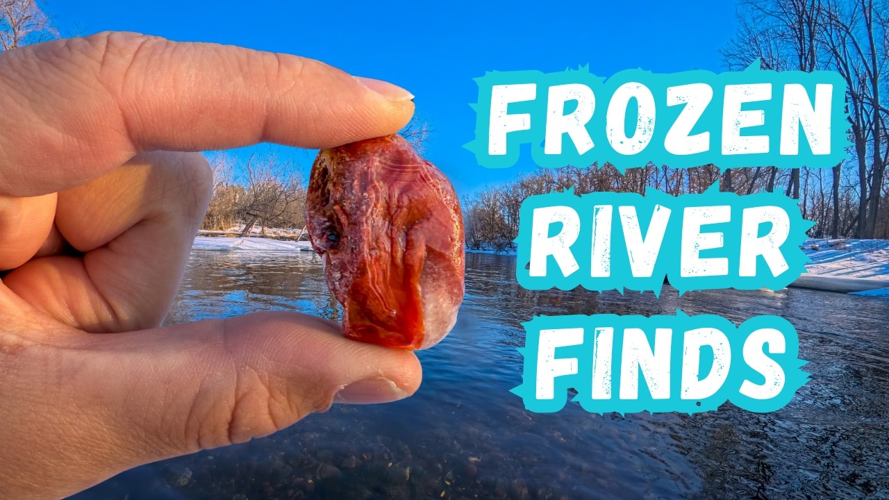 Frozen River Agate Hunting in Wisconsin
