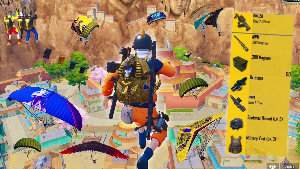 Everyone Landed at Hidden Leaf Village! 30+ Kills Challenge | PUBG Mobile
