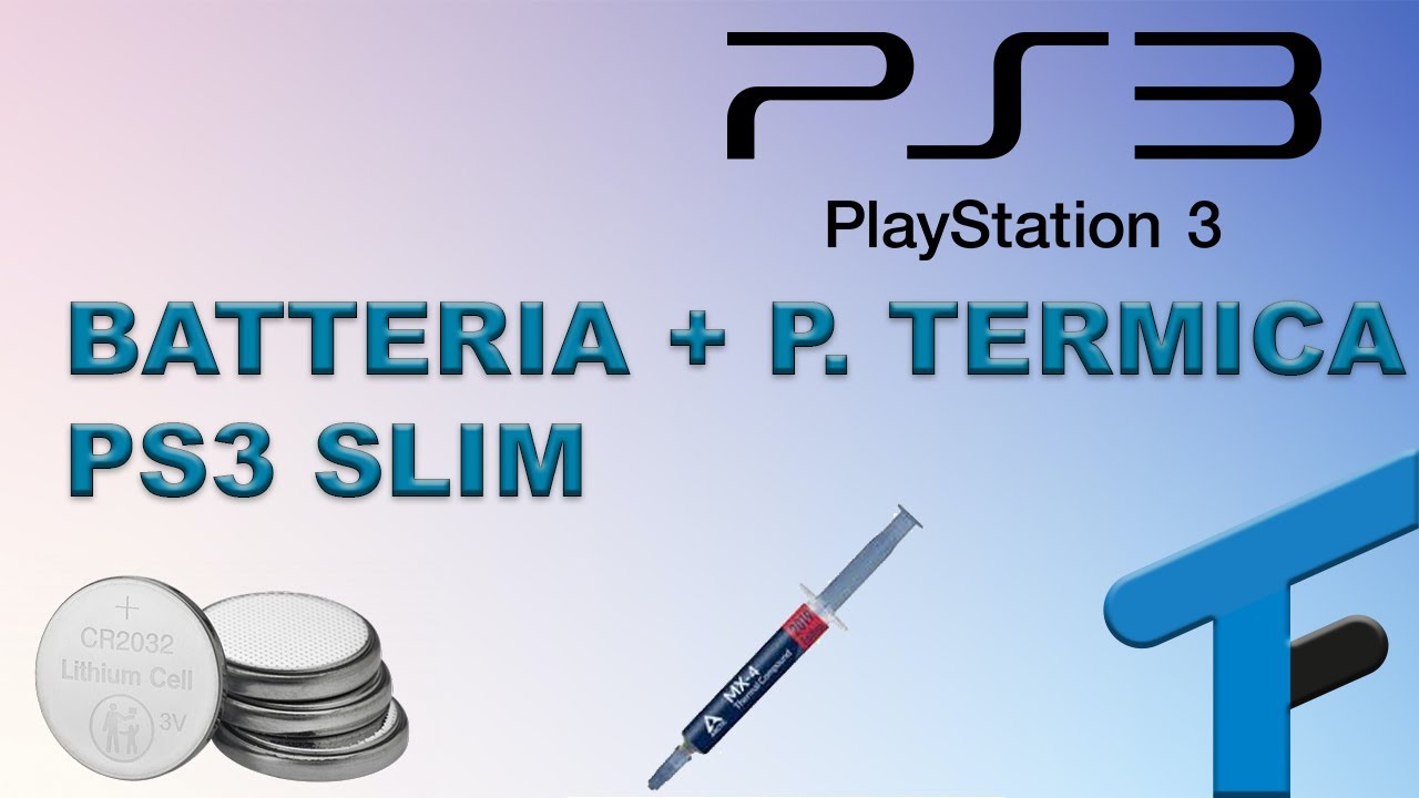 Sostituzione pasta termica e batteria tampone PS3 Slim | smontaggio e rimontaggio | surriscaldamento