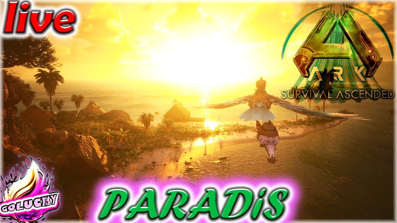 ARK SURVIVAL ASCENDED FR - Ma maison à cet endroit paradisiaque + nouvelles du jeux.