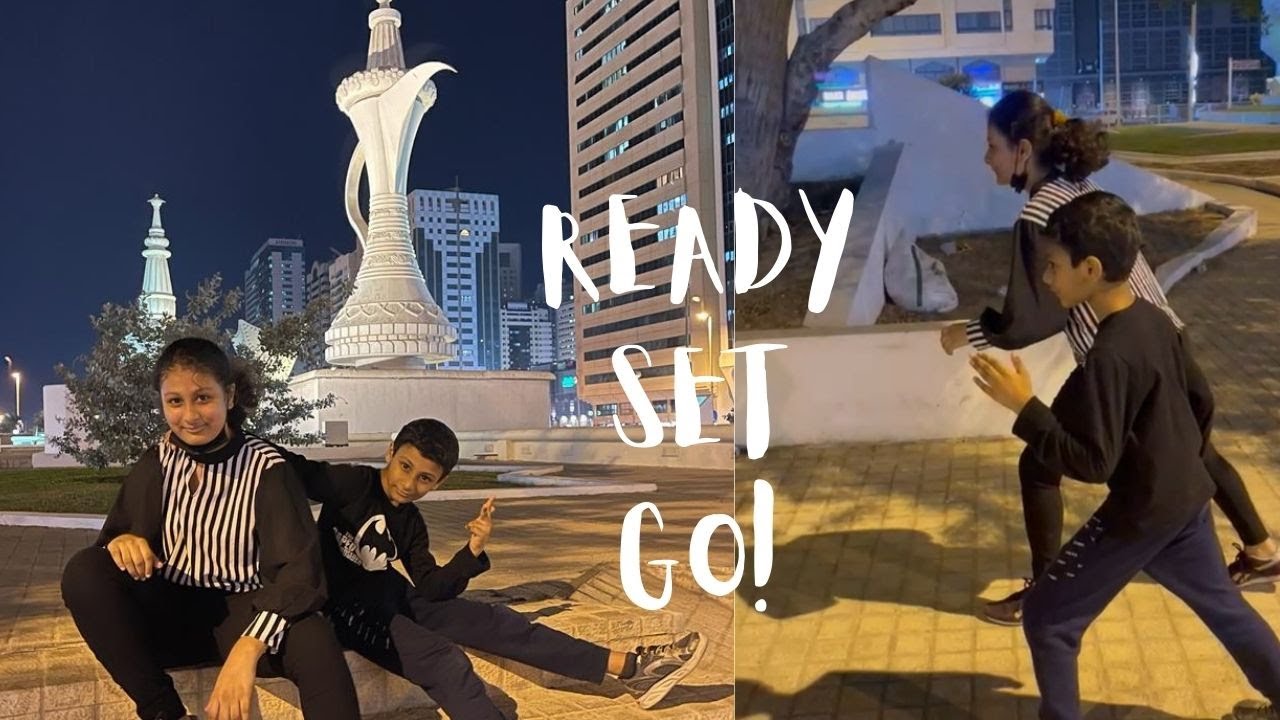 Running Race Zaara VS Ayman, Guess who wins? | Fun Time w/ CRAZY KIDS AZ