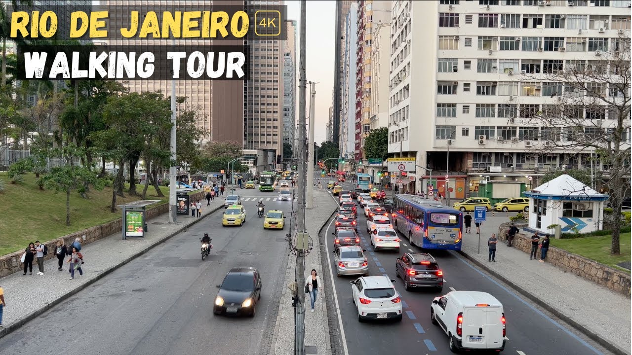 DISCOVER WHAT DOWNTOWN RIO DE JANEIRO LOOKS LIKE TODAY | WALKING TOUR, BRAZIL 【4K】 2024