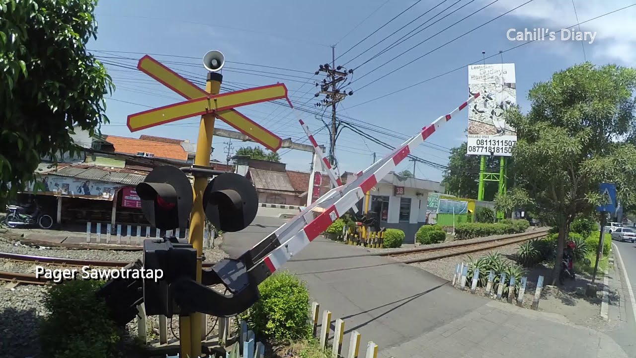 Kompilasi Suara Sirine Perlintasan Kereta Api Sidoarjo | Train Crossing Sirens