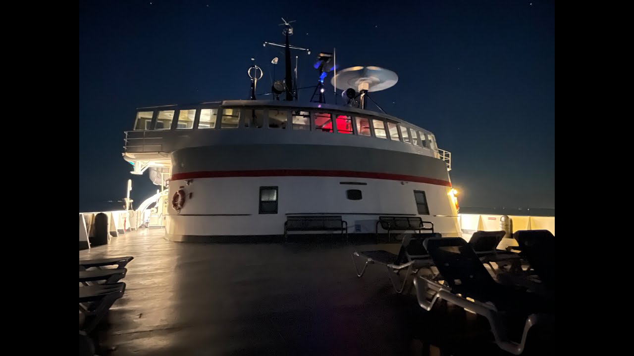 S S  Badger   Night Sailing