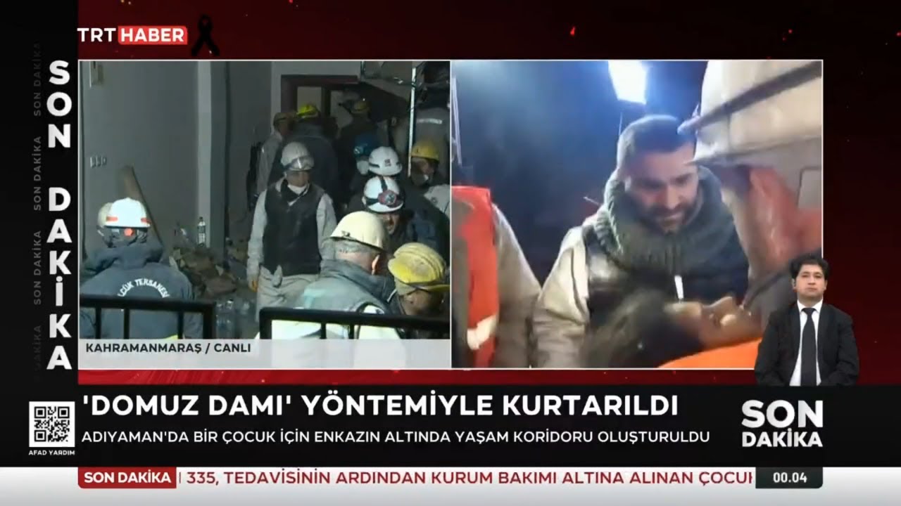 Madenciler Domuz Damı Y&ouml;temiyle Kurtardılar 13.02.2023 T&Uuml;RKİYE