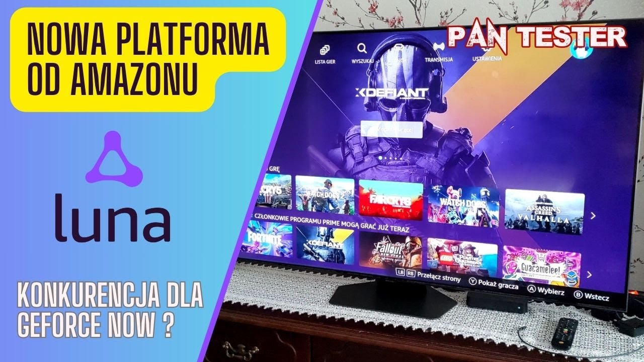Nowa platforma streamingowa - Luna Amazon - testy
