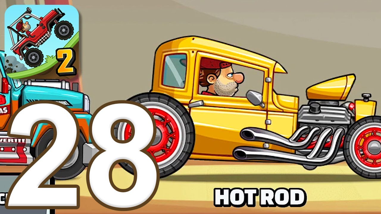 Hill Climb Racing 2 - Gameplay Walkthrough Part 28 - Hot Rod (iOS, Android)