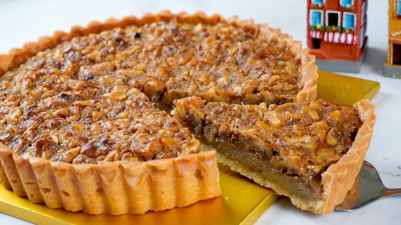 쉽고맛있는 호두파이 레시피ㅣ 집에서도 정.말. 맛있는 호두파이를 만들 수 있어요 ㅣ 씹는 내내 촉촉한 필링과 고소한 호두가 찰떡궁합 ㅣwalnut pie