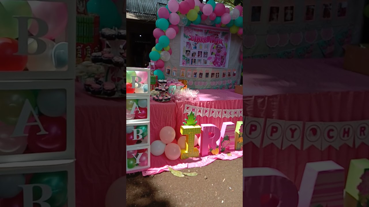 My DIY decorations of 1st Birthday and Christening of my daughter.