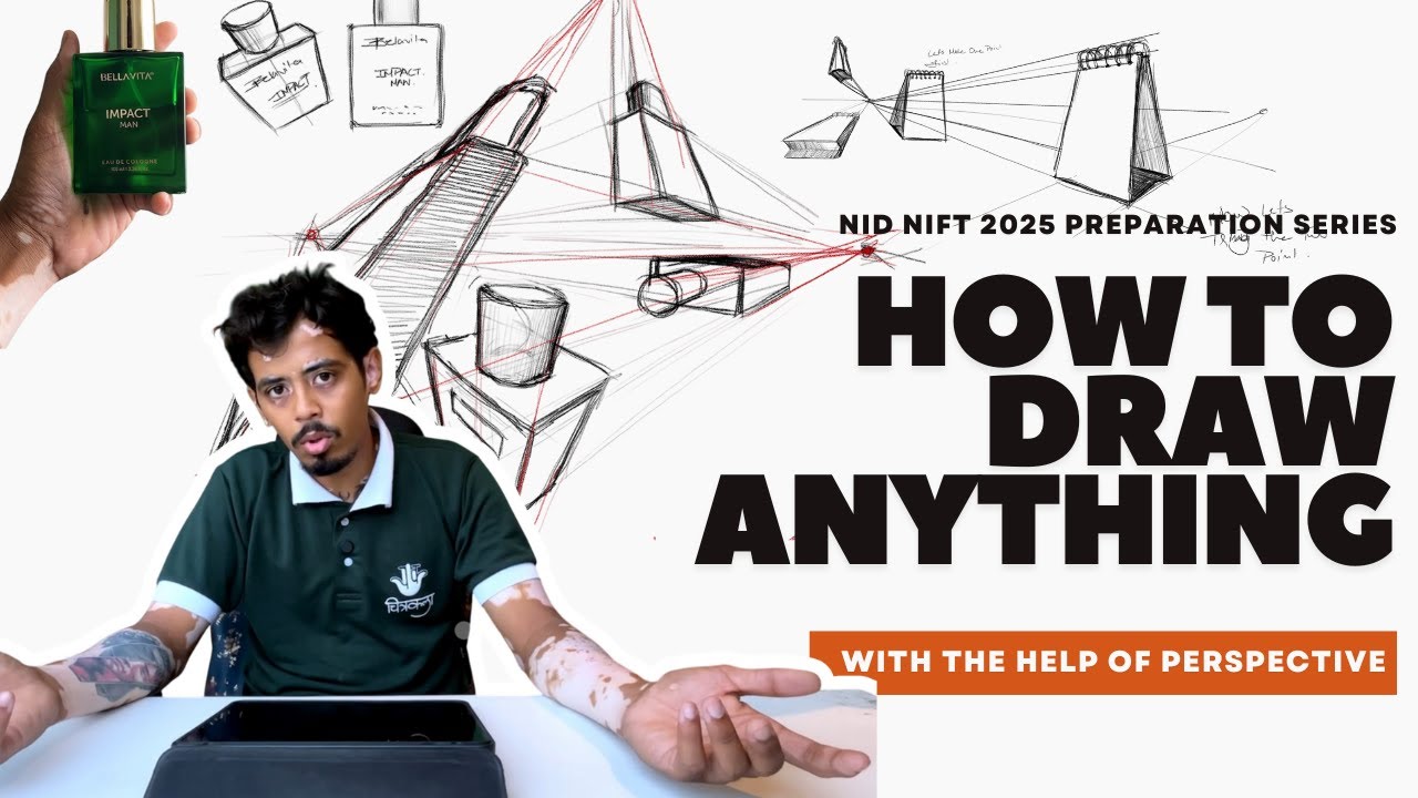 Draw Anything With Perspective || NID-NIFT 2025 Preparation Series || ft. Artist Yash Singh