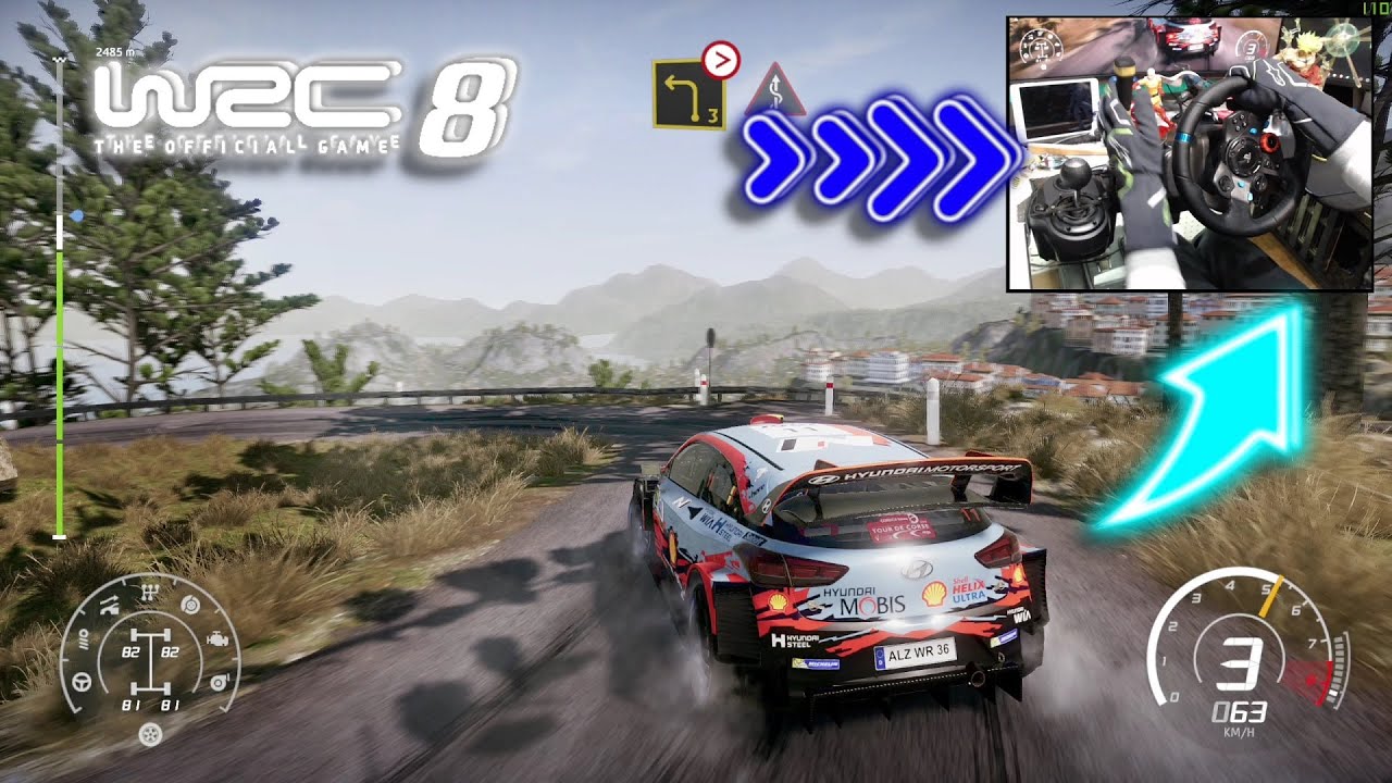 WRC 8 Hyundai i20 WRC Tour de Corse / Logitech G29