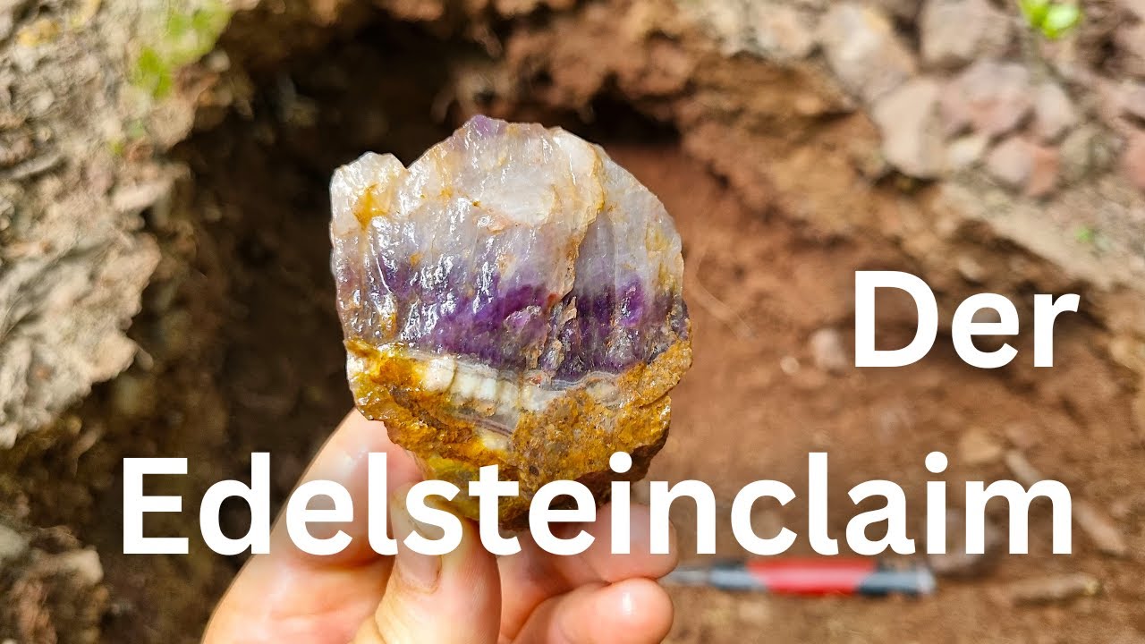 Ein Claim voller Amethyste - Edelsteine suchen in Deutschland