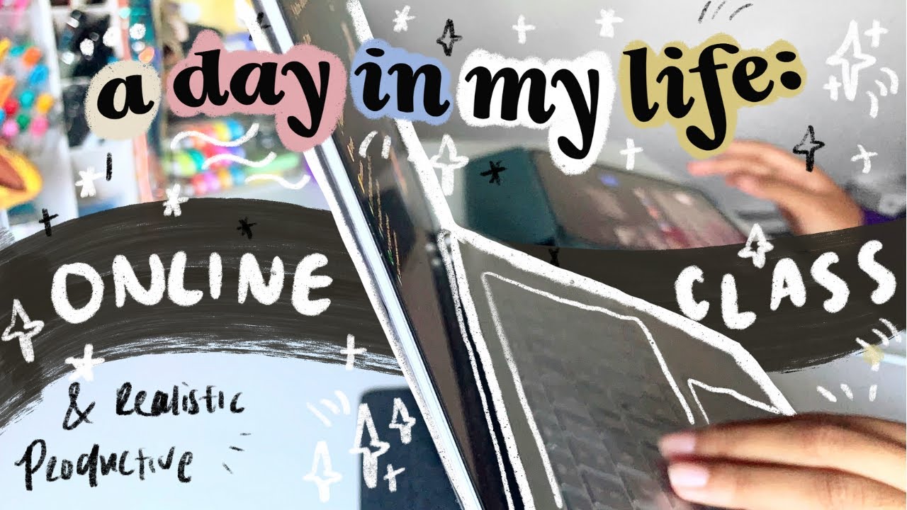 a day in my life of online school 📝🏫 (productive and realistic)