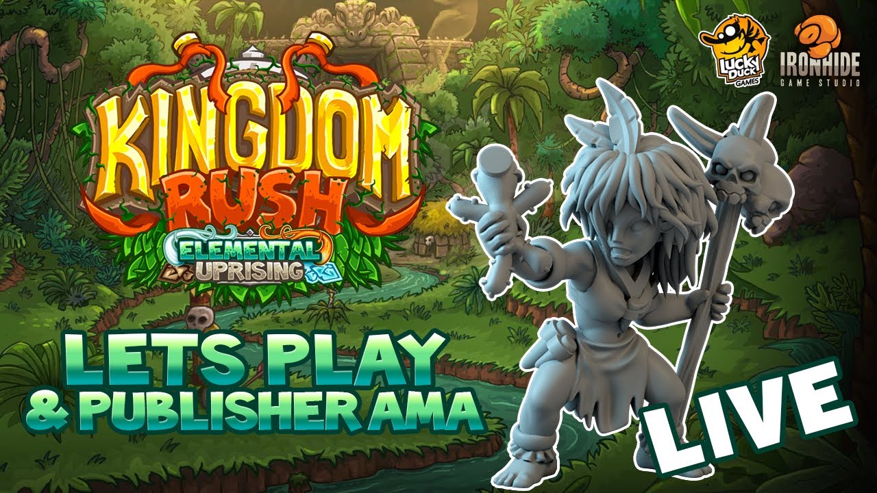 Kingdom Rush: Elemental Uprising Lets Play & AMA