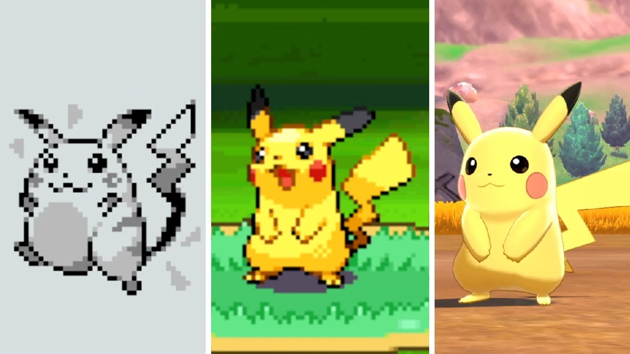Catching Pikachu In EVERY Pokemon Game!