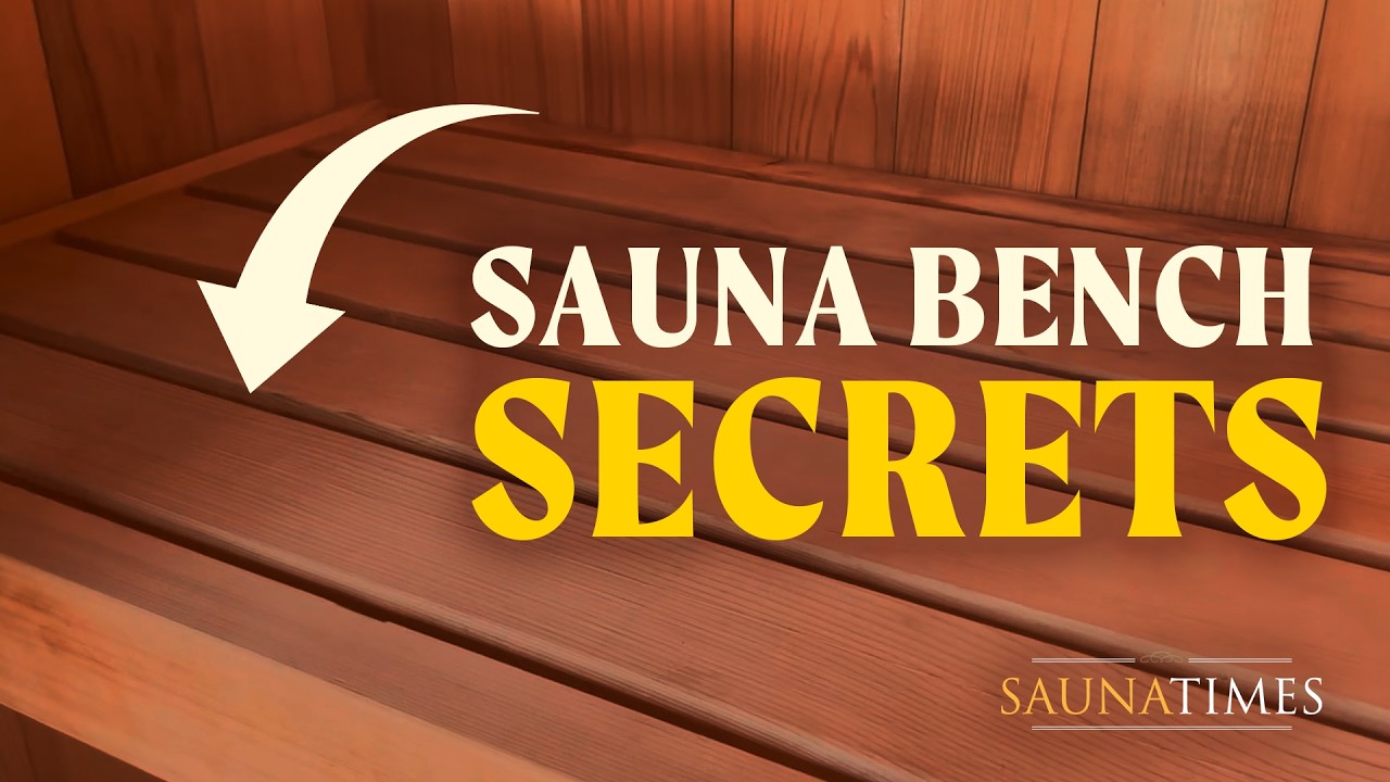 Perfect sauna benches.