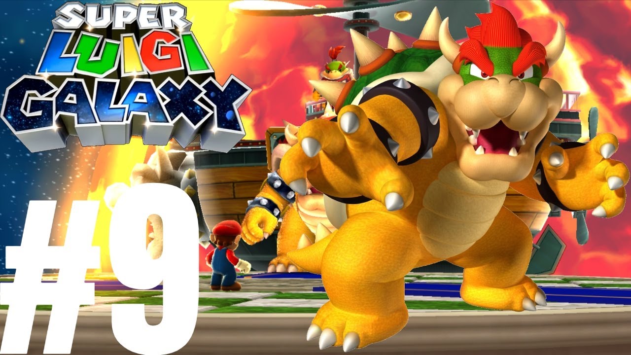 Bowser Boss Fight - Super Luigi Galaxy Walkthrough Part 9