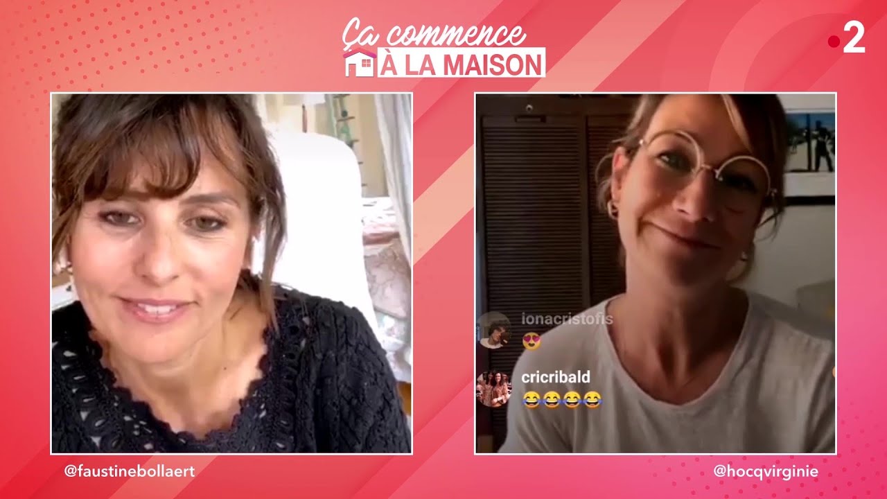 Humour, sport et confinement avec Virginie Hocq - &Ccedil;a commence &agrave; la maison