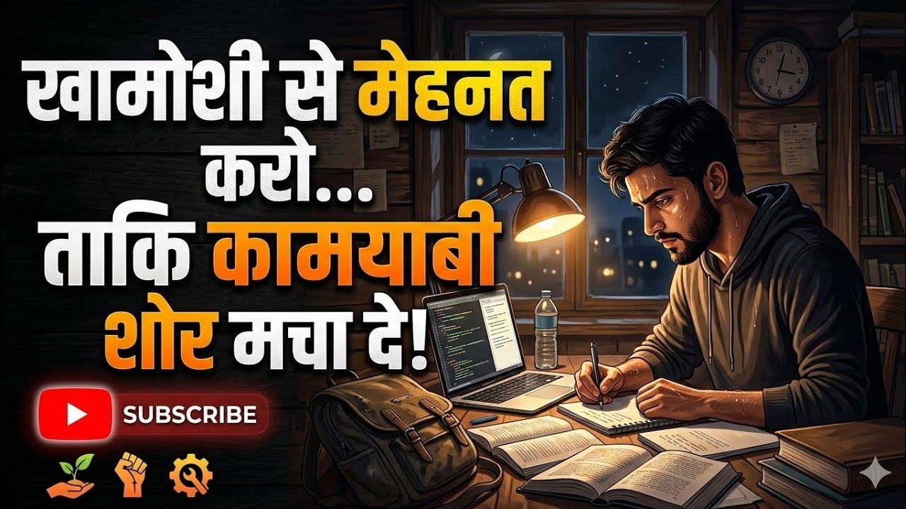 Silently: खामोशी से मेहनत Best Powerfull Success Motivation 