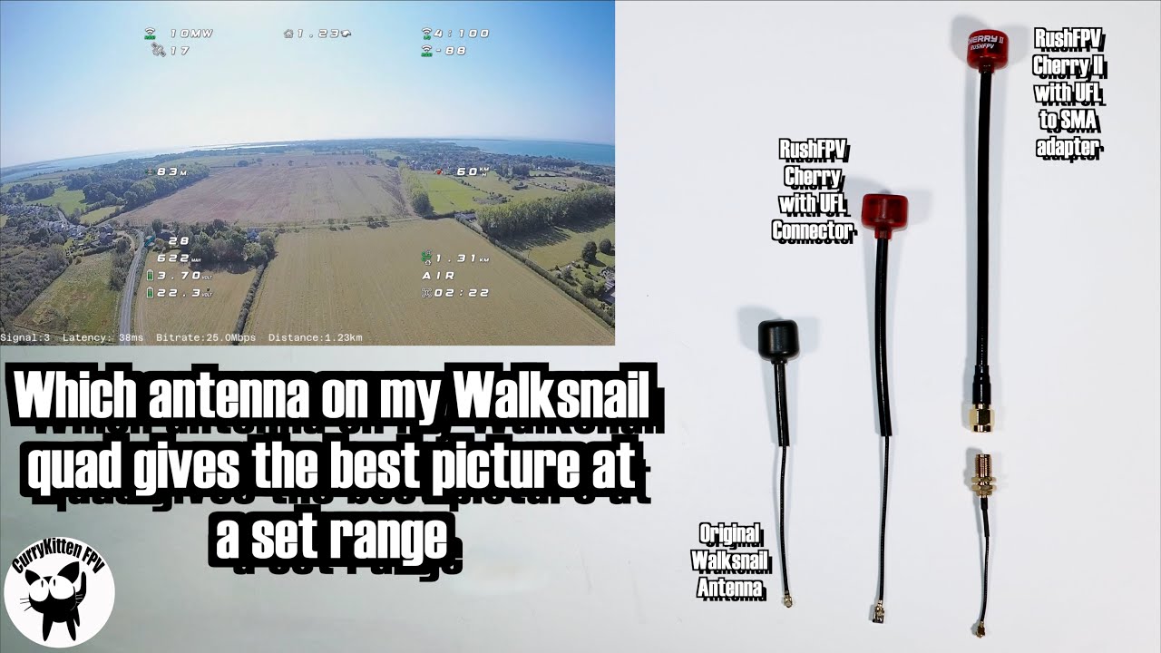 Использование различных антенн для улучшения дальности связи Walksnail VTX