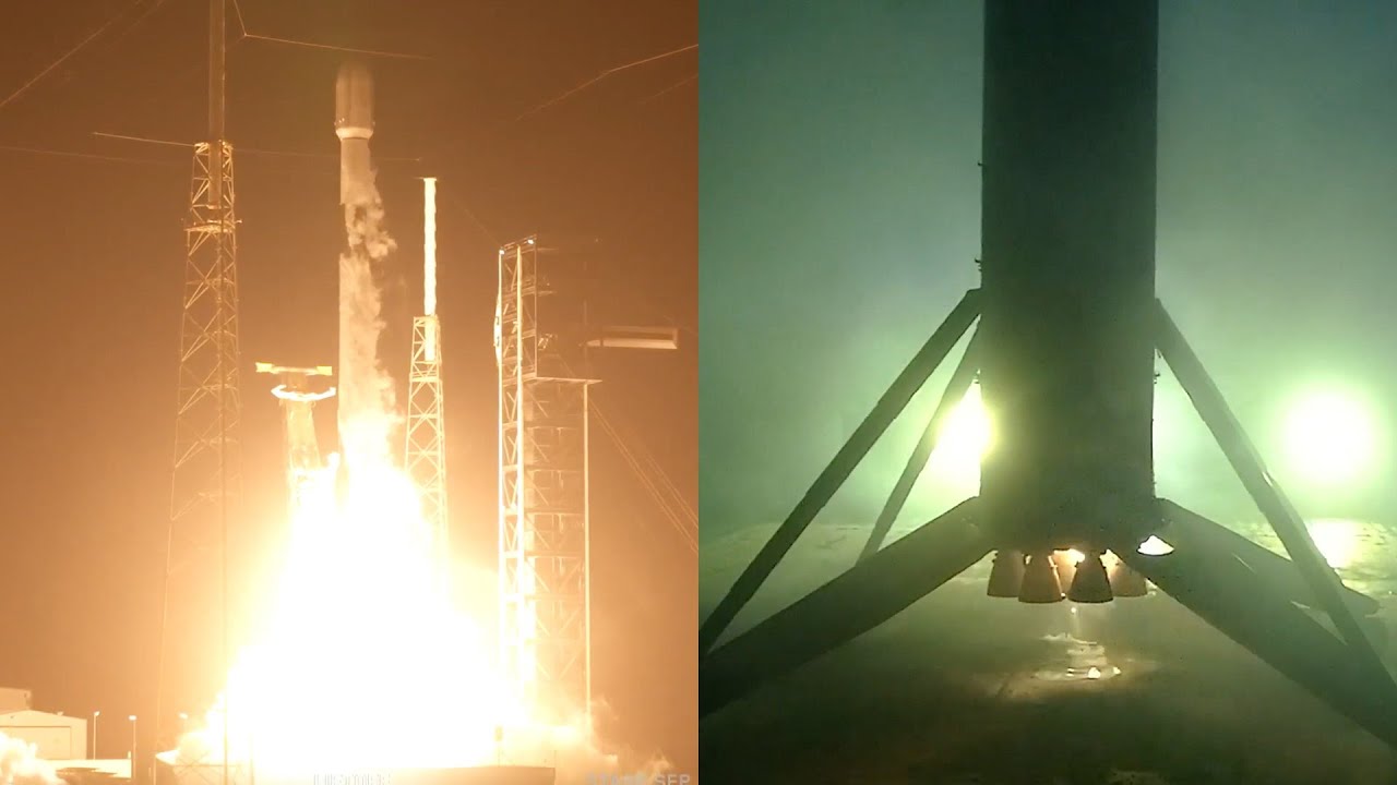 Blastoff! SpaceX launches Starlink satellites, lands off coast of Bahamas