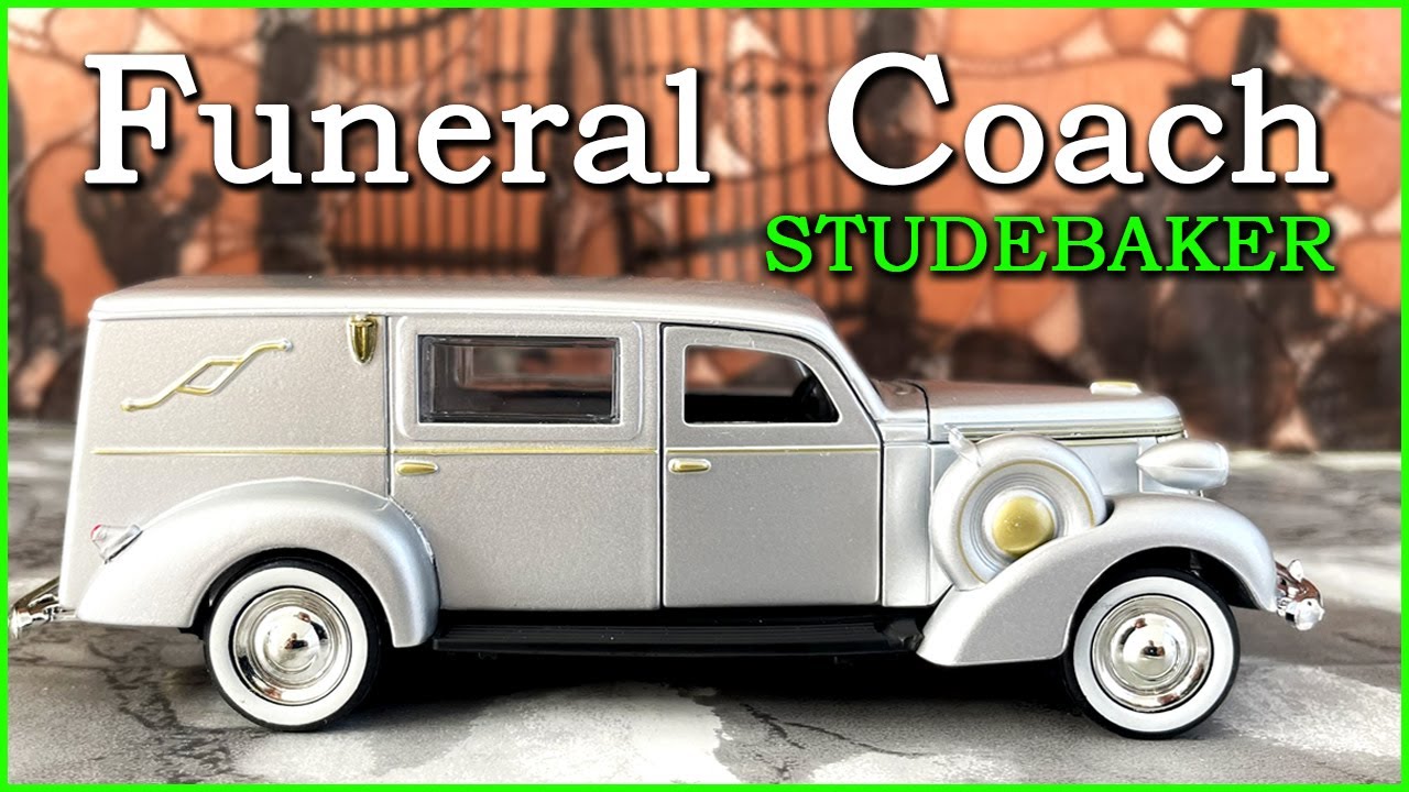 1937 Funeral Coach - [Unboxing] - Studebaker Hearse Wagon - Coche Fúnebre
