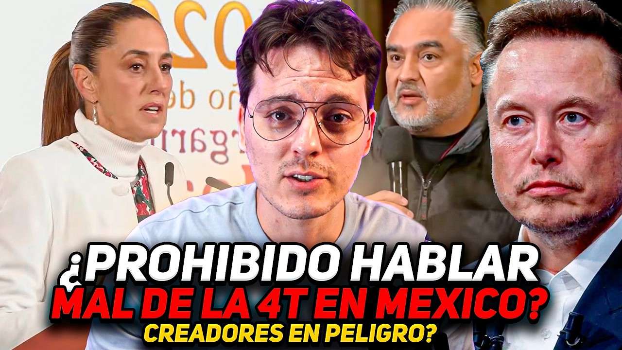 Sancionaran a Creadores que Hablen mal de la 4T en Mexico?-Se viene la censura en el PAIS