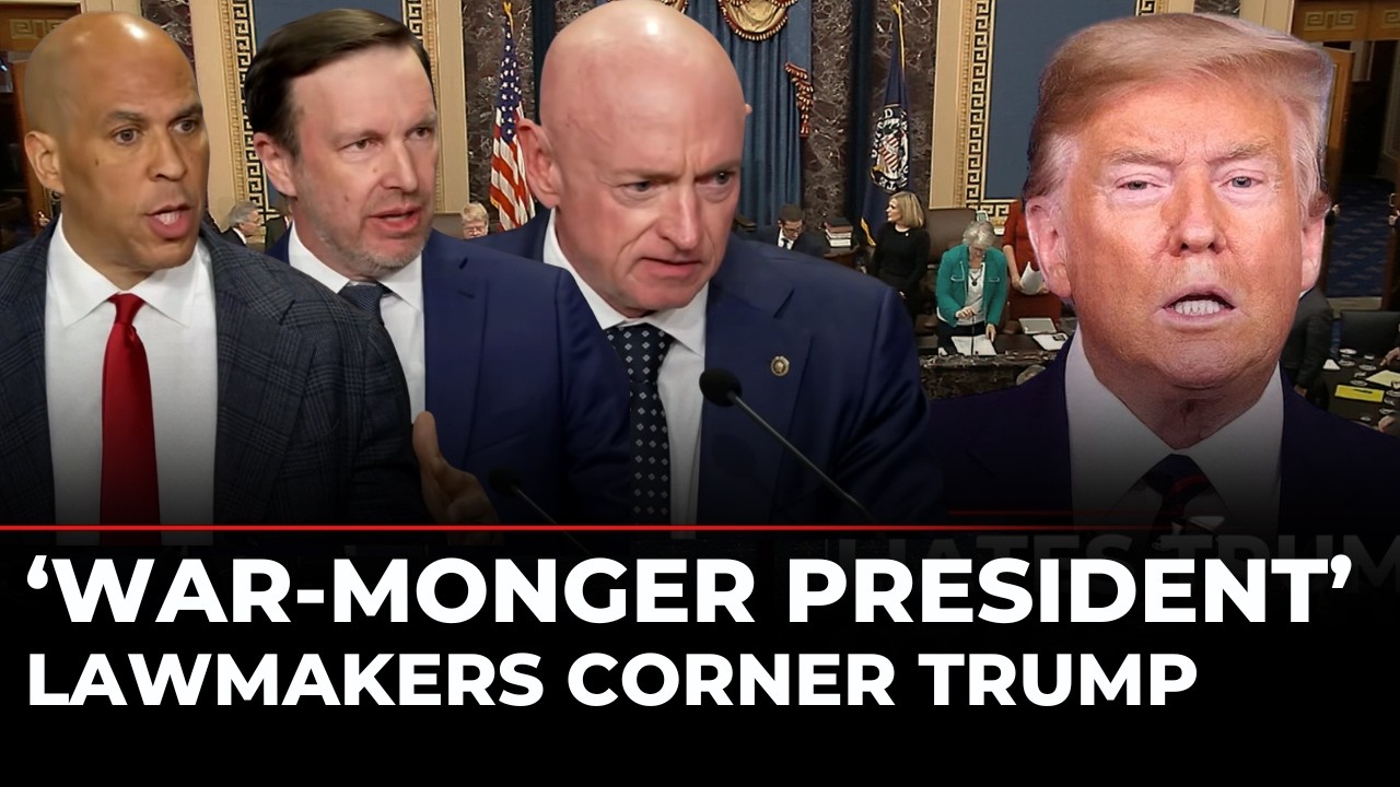 LIVE: Senate Democrats Rip Trump for Dragging U.S. Into &lsquo;Illegal, Unwise War&rsquo; With Iran | War Powers
