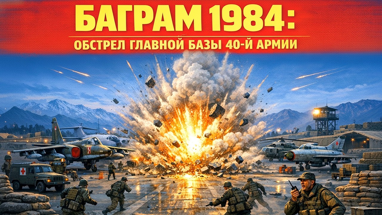БАГРАМ 1984 НОЧНОЙ НАЛЁТ НА ГЛАВНУЮ БАЗУ 40-Й АРМИИ