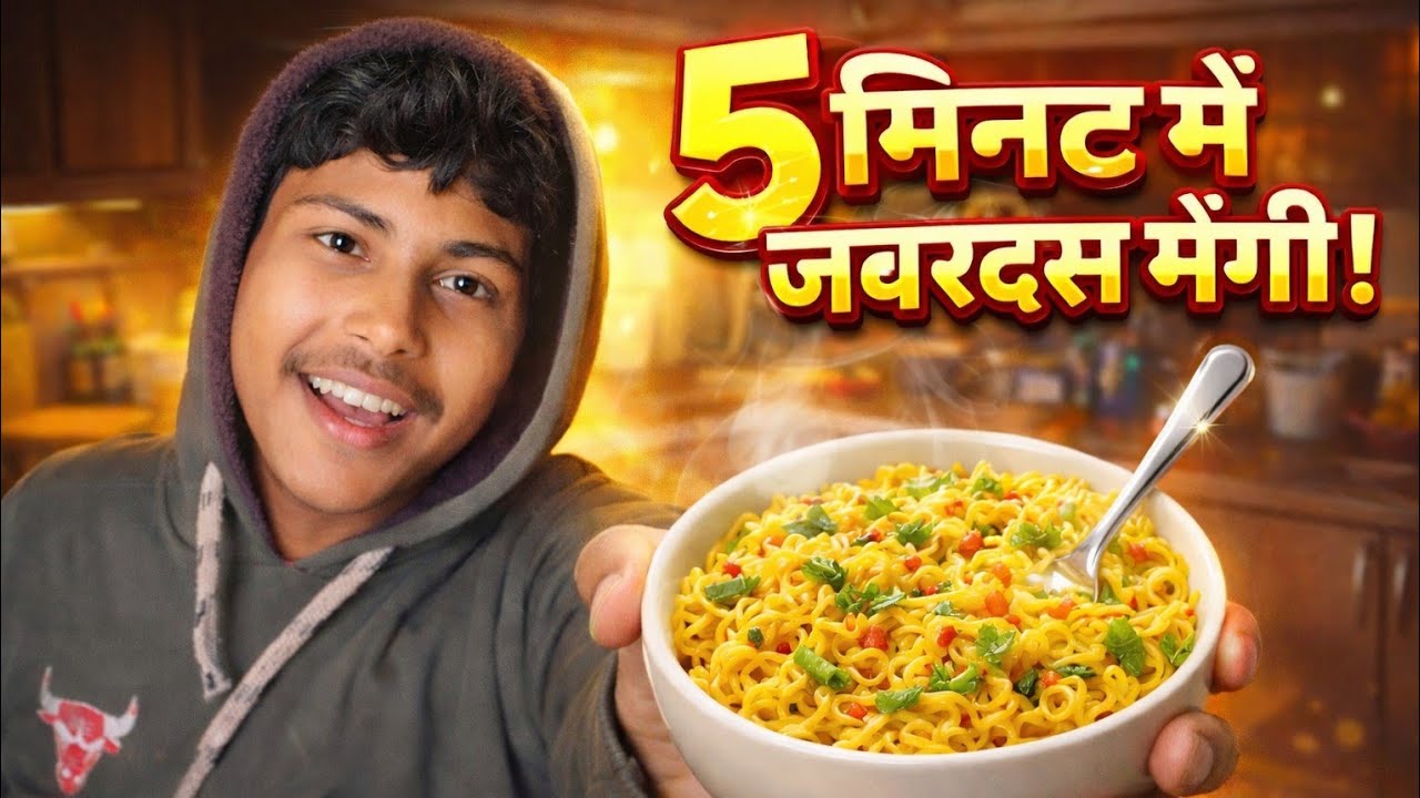 आज बनाई देसी तड़के वाली मैगी | मज़ा आ गया! 🔥 #Maggivideo #Maggi #Maggirecipe #5MinuteMaggi